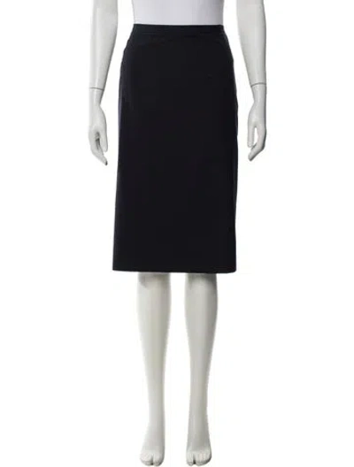 Pre-owned Paul Stuart Knee-length Skirt In Blue