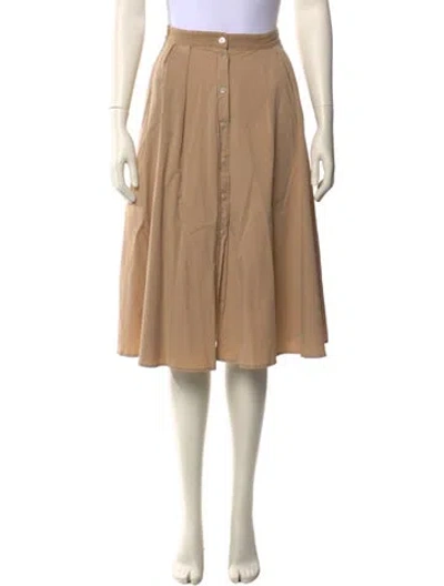 Pre-owned Paul Stuart Knee-length Skirt In Neutral
