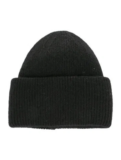 Pre-owned Paul Stuart Knit Beanie In Black