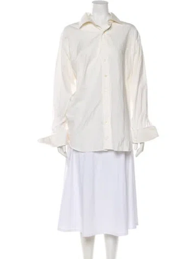 Pre-owned Paul Stuart Long Sleeve Dress Shirt In Neutral
