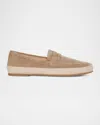Paul Stuart Men's Loyd Suede Espadrilles In Beige