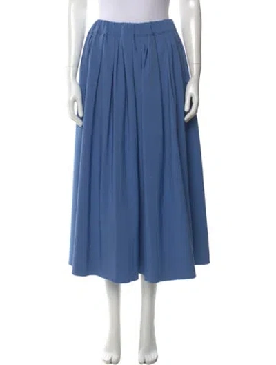 Pre-owned Paul Stuart Midi Length Skirt In Blue