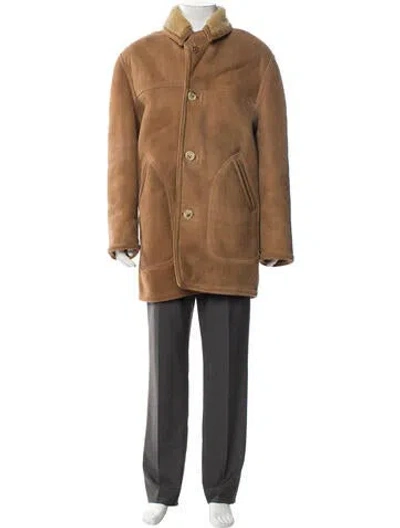 Pre-owned Paul Stuart Parka In Brown