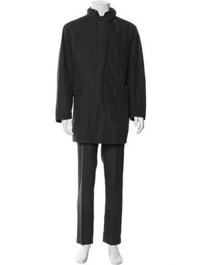 Pre-owned Paul Stuart Parka In Gray