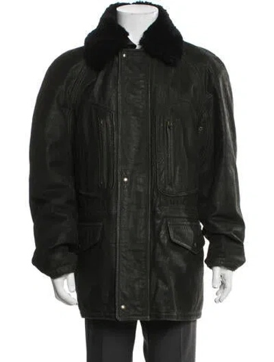 Pre-owned Paul Stuart Parka In Green