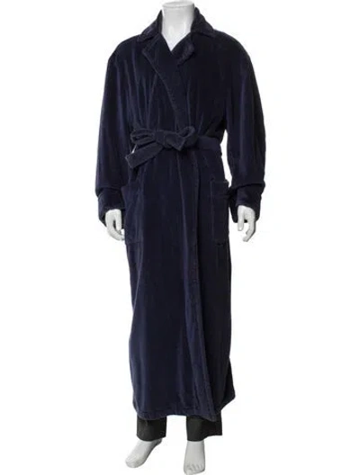 Pre-owned Paul Stuart Robe In Blue