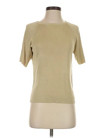Pre-owned Paul Stuart Short Sleeve Turtleneck In Brown