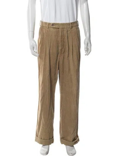Pre-owned Paul Stuart Striped Pants In Neutral