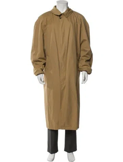Pre-owned Paul Stuart Trench Coat In Neutral