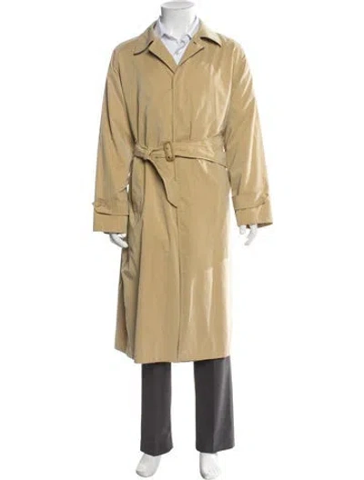 Pre-owned Paul Stuart Trench Coat In Neutral