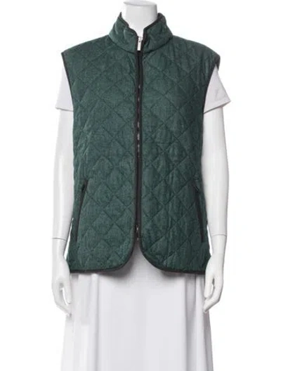 Pre-owned Paul Stuart Vest In Green