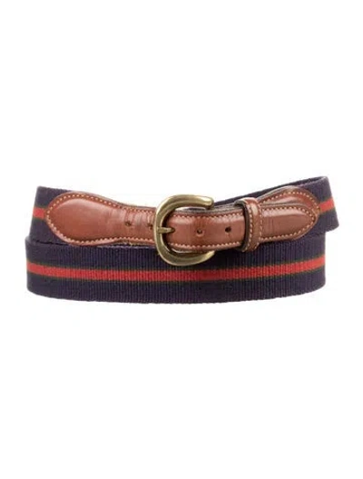 Pre-owned Paul Stuart Waist Belt In Purple