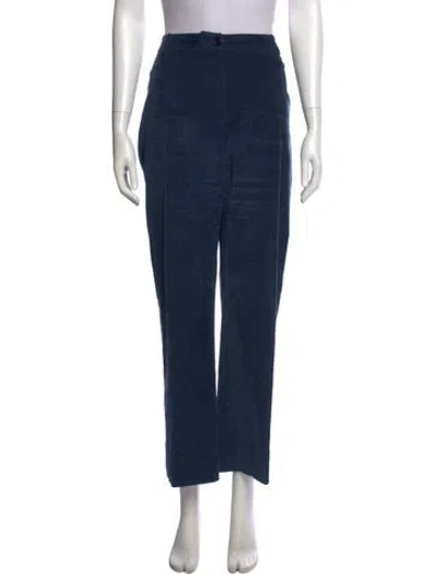 Pre-owned Paul Stuart Wide Leg Pants In Blue