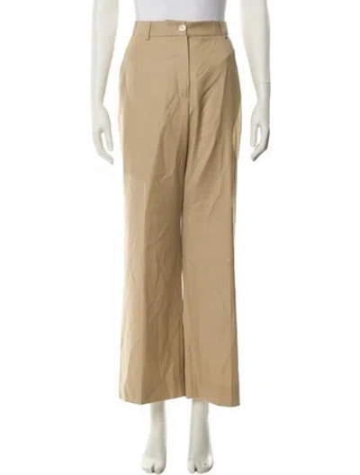Pre-owned Paul Stuart Wide Leg Pants In Neutral