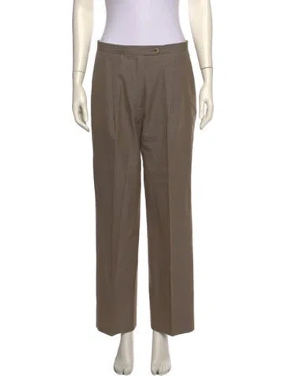 Pre-owned Paul Stuart Wide Leg Pants In Neutral