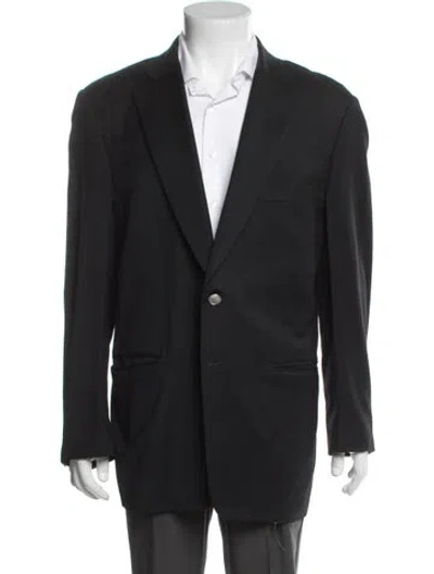 Pre-owned Paul Stuart Wool Blazer In Black