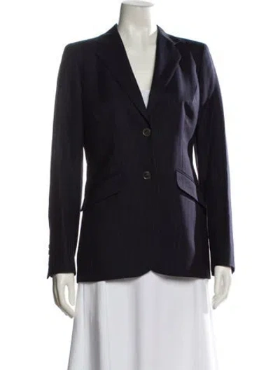 Pre-owned Paul Stuart Wool Blazer In Blue