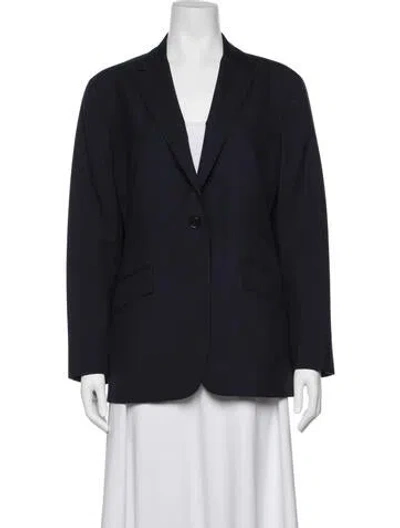Pre-owned Paul Stuart Wool Blazer In Blue