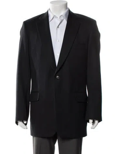 Pre-owned Paul Stuart Wool Blazer In Blue