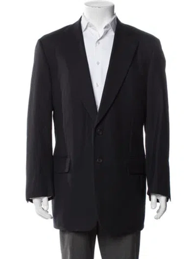 Pre-owned Paul Stuart Wool Blazer In Blue