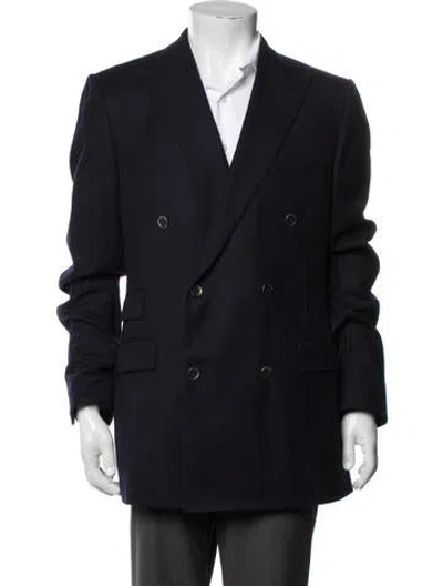 Pre-owned Paul Stuart Wool Blazer In Blue