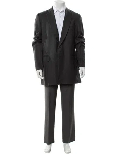 Pre-owned Paul Stuart Wool Blazer In Gray