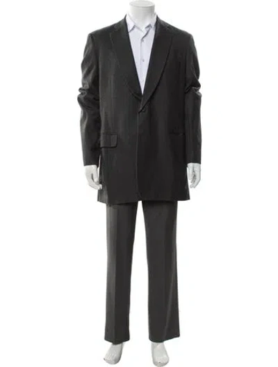 Pre-owned Paul Stuart Wool Blazer In Gray