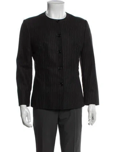 Pre-owned Paul Stuart Wool Blazer In Gray