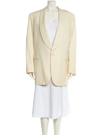 Pre-owned Paul Stuart Wool Blazer In Neutral