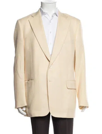 Pre-owned Paul Stuart Wool Blazer In Neutral