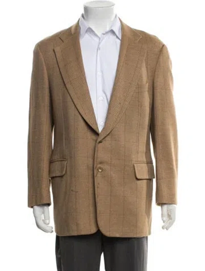 Pre-owned Paul Stuart Wool Blazer In Neutral