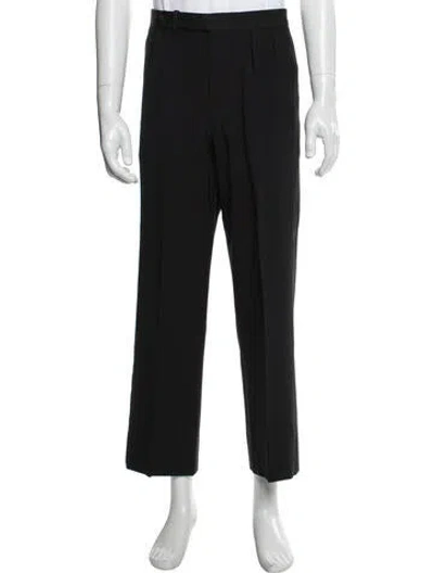 Pre-owned Paul Stuart Wool Dress Pants In Black