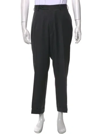 Pre-owned Paul Stuart Wool Dress Pants In Gray