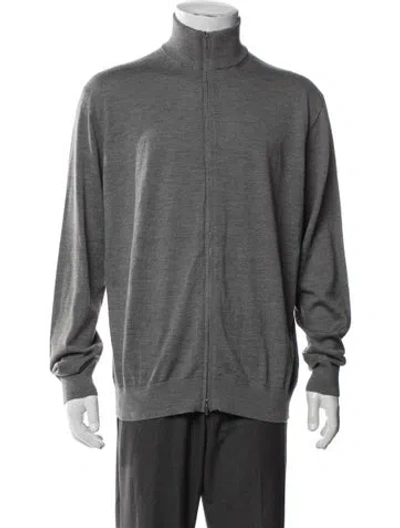 Pre-owned Paul Stuart Wool Jacket In Grey