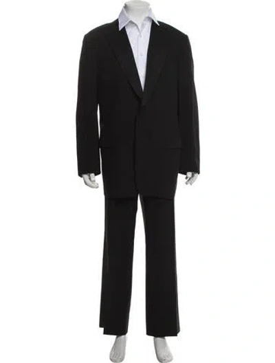 Pre-owned Paul Stuart Wool Two-piece Suit In Black