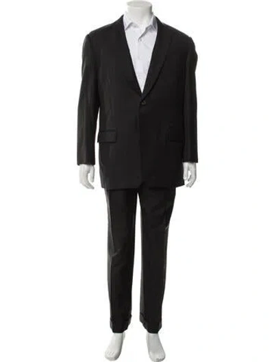 Pre-owned Paul Stuart Wool Two-piece Suit In Black
