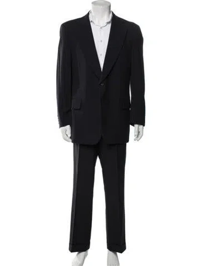 Pre-owned Paul Stuart Wool Two-piece Suit In Blue