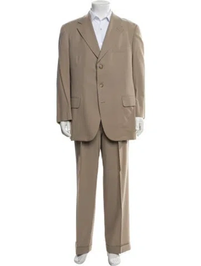 Pre-owned Paul Stuart Wool Two-piece Suit In Neutral