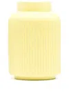 Paul Thomas X Emma Payne Yellow Ribbed Vase In Yellow