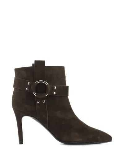 Paul Warmer Arizona Stiefeletten Mit Ringdetail In Brown
