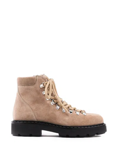 Paul Warmer Courchevel Bikerstiefel In Animal Print