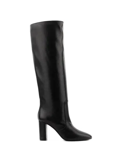 Paul Warmer Kniehohe Diana Stiefel In Black