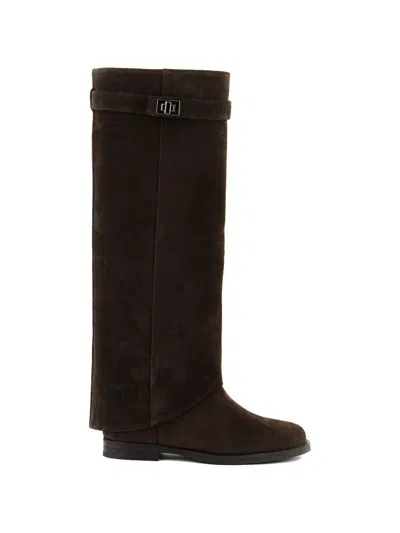 Paul Warmer Hooded Rider Boots In Multi