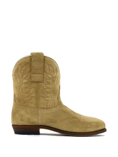 Paul Warmer Kansas Cowboystiefel In Green