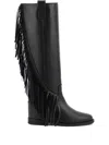 Paul Warmer Leather Boots In Black