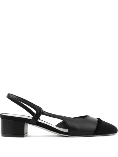 Paul Warmer Loulou Slingback Pumps In Black