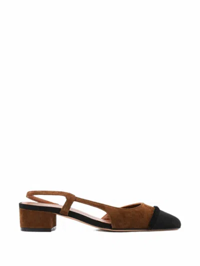 Paul Warmer Loulou Slingback-pumps In Animal Print