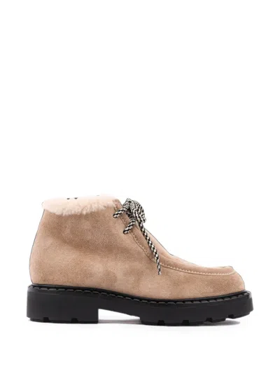 Paul Warmer Megeve Suede Boots In Multi