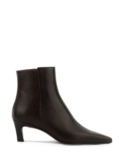 Paul Warmer Milia Stiefel Mit Eckiger Kappe In Brown