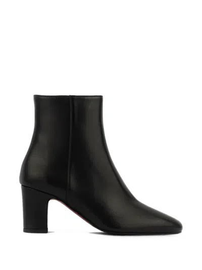 Paul Warmer Muny Leather Ankle Boots In Black